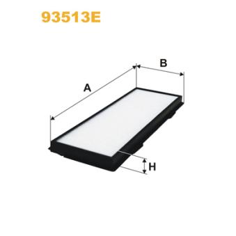 Filtre, air de l'habitacle WIX FILTERS OEM 1913500 Filtre, air de l'habitacle WIX FILTERS OEM 1913500