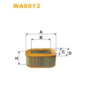 Filtre à air WIX FILTERS [WA6013]