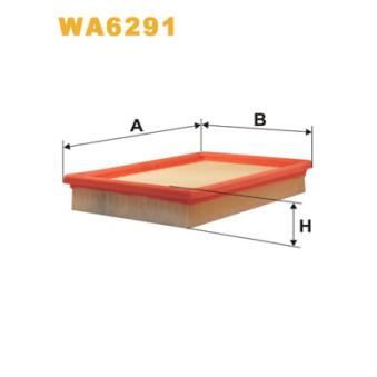 Filtre à air WIX FILTERS WA6291 pour FORD FOCUS E2000 - 82cv