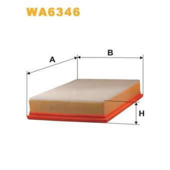 Filtre à air WIX FILTERS WA6346 pour MERCEDES-BENZ CLASSE E 1.9 TDI - 110cv