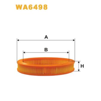 Filtre à air WIX FILTERS [WA6498]