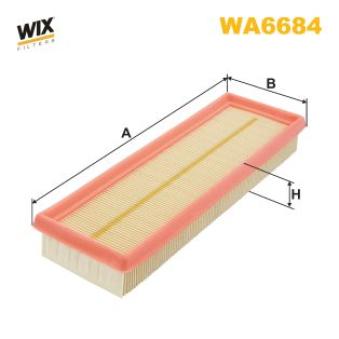 Filtre à air WIX FILTERS OEM 8200065768