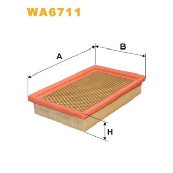 Filtre à air WIX FILTERS OEM 3I1012