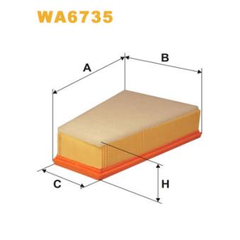 Filtre à air WIX FILTERS OEM 1444J0