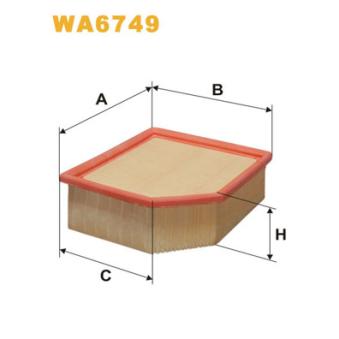 Filtre à air WIX FILTERS [WA6749]