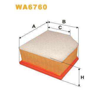 Filtre à air WIX FILTERS OEM 1444SX Filtre à air WIX FILTERS OEM 1444SX