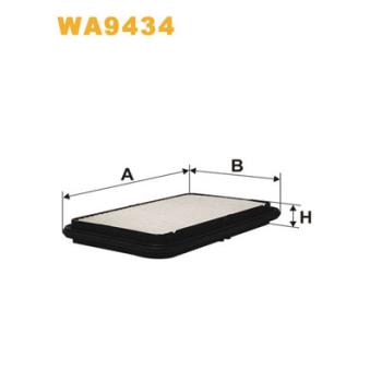 Filtre à air WIX FILTERS OEM 1378080GA0000