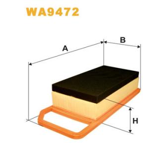 Filtre à air WIX FILTERS OEM 1444EL