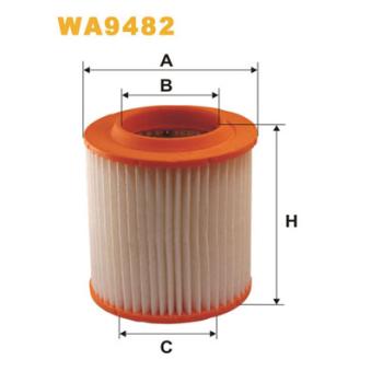 Filtre à air WIX FILTERS OEM 4E0129620