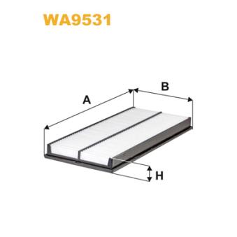Filtre à air WIX FILTERS OEM 16546AA070