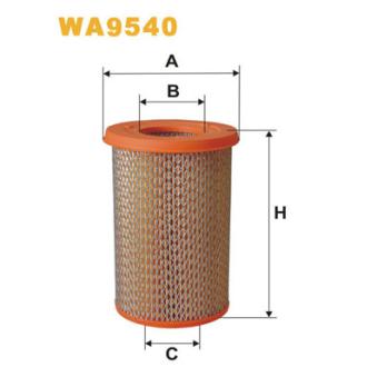 Filtre à air WIX FILTERS OEM 165469S001