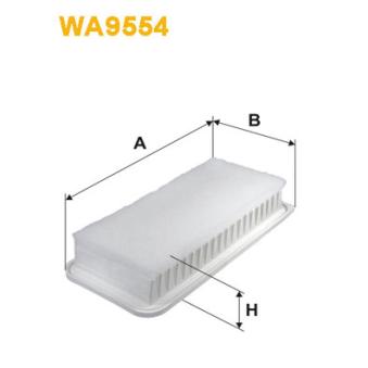 Filtre à air WIX FILTERS OEM 178010N020