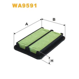 Filtre à air WIX FILTERS OEM 17220PZA000