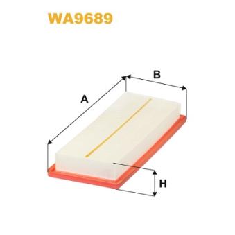 Filtre à air WIX FILTERS WA9689 pour MINI MINI Cooper S - 200cv