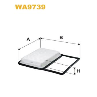 Filtre à air WIX FILTERS OEM 17801B1010