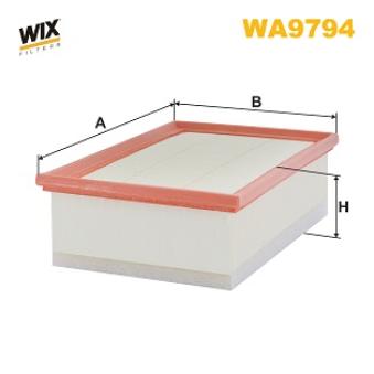 Filtre à air WIX FILTERS OEM SU001A3728 Filtre à air WIX FILTERS OEM SU001A3728