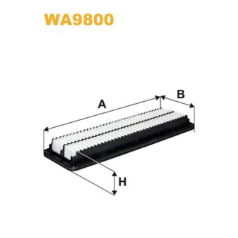 Filtre à air WIX FILTERS [WA9800]