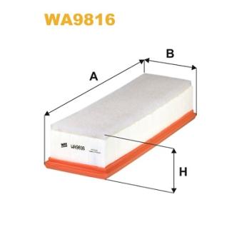 Filtre à air WIX FILTERS [WA9816]