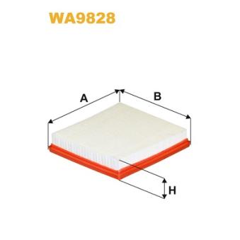 Filtre à air WIX FILTERS WA9828 pour FIAT MAREA 1.6 - 110cv