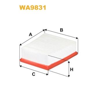 Filtre à air WIX FILTERS [WA9831]