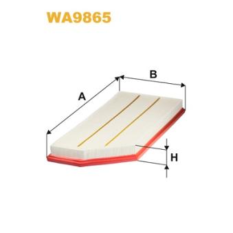 Filtre à air WIX FILTERS WA9865 pour CADILLAC CTS E 450 EQ Boost - 367cv
