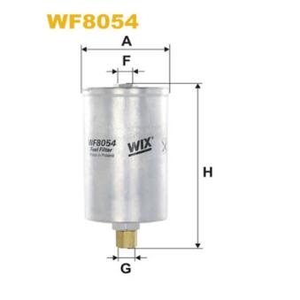 Filtre à carburant WIX FILTERS WF8054 pour AUDI A6 2.0 - 101cv