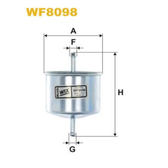 Filtre à carburant WIX FILTERS OEM 16400N1400