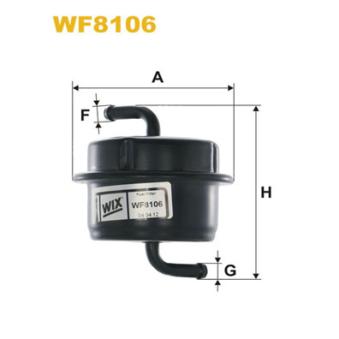 Filtre à carburant WIX FILTERS OEM 1540180E00