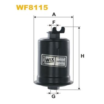Filtre à carburant WIX FILTERS [WF8115]
