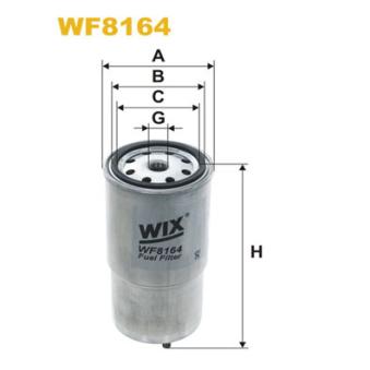 Filtre à carburant WIX FILTERS [WF8164]