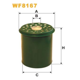 Filtre à carburant WIX FILTERS [WF8167]