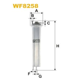 Filtre à carburant WIX FILTERS OEM 13321709535