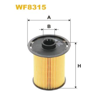 Filtre à carburant WIX FILTERS [WF8315]