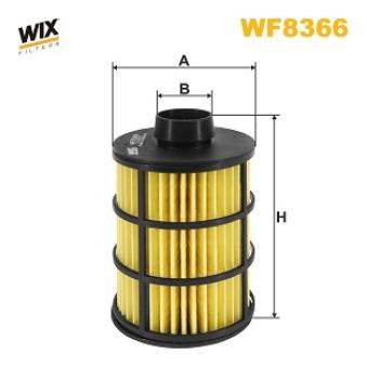 Filtre à carburant WIX FILTERS [WF8366]