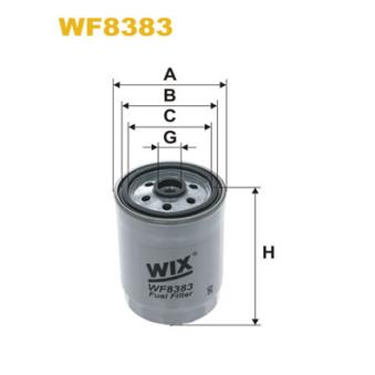 Filtre à carburant WIX FILTERS OEM 12762671