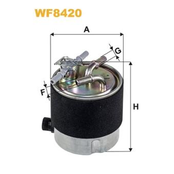Filtre à carburant WIX FILTERS OEM 16400JD50D Filtre à carburant WIX FILTERS OEM 16400JD50D