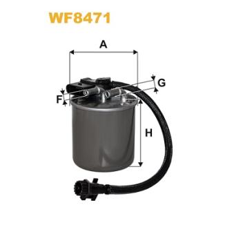 Filtre à carburant WIX FILTERS [WF8471]