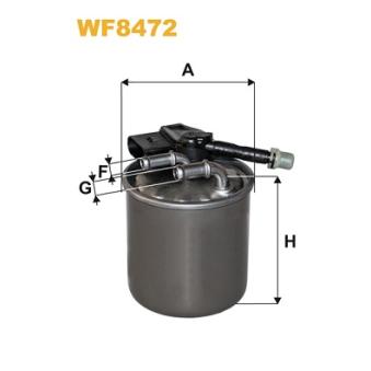 Filtre à carburant WIX FILTERS [WF8472]