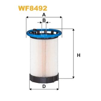 Filtre à carburant WIX FILTERS [WF8492]