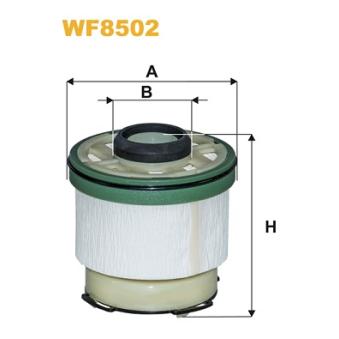Filtre à carburant WIX FILTERS [WF8502]
