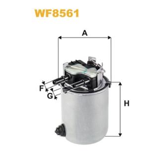 Filtre à carburant WIX FILTERS OEM 164004BD0B