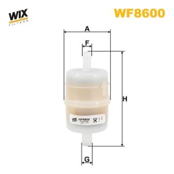 Filtre à carburant WIX FILTERS [WF8600]