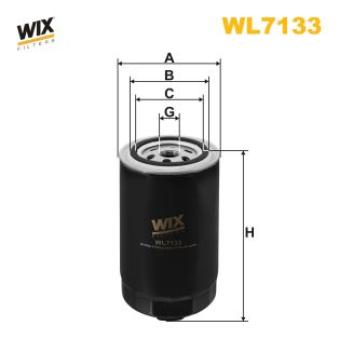 Filtre à huile WIX FILTERS WL7133 pour INNOCENTI MINI 2.5 Syncro - 110cv