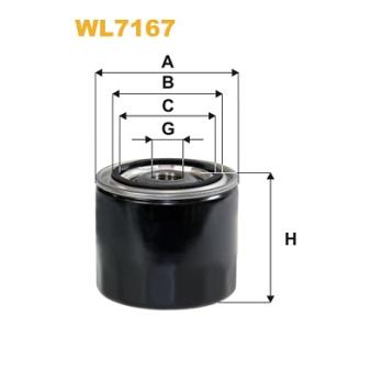 Filtre à huile WIX FILTERS OEM 1520801B10