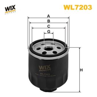 Filtre à huile WIX FILTERS OEM 030115561AA