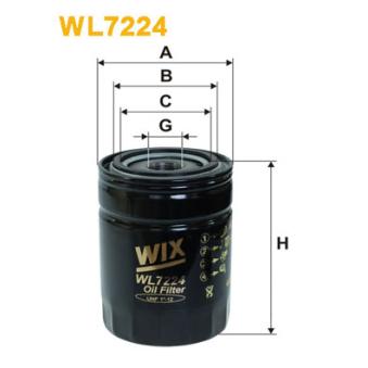 Filtre à huile WIX FILTERS OEM 118796