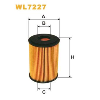 Filtre à huile WIX FILTERS OEM 1661840625 Filtre à huile WIX FILTERS OEM 1661840625