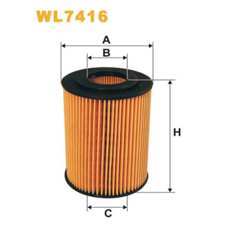 Filtre à huile WIX FILTERS WL7416 - Visuel 1