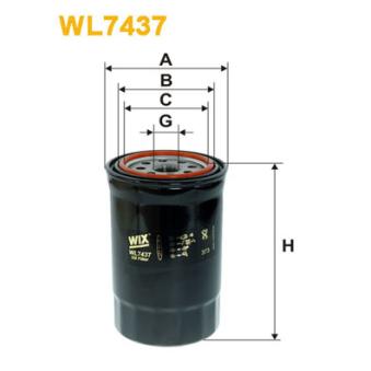 Filtre à huile WIX FILTERS OEM 2631027420 Filtre à huile WIX FILTERS OEM 2631027420
