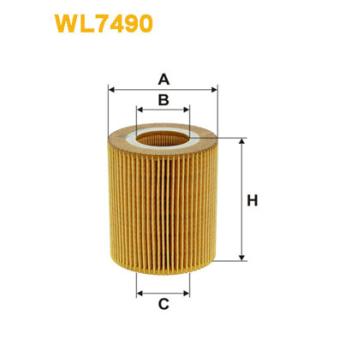 Filtre à huile WIX FILTERS OEM JDE8751 Filtre à huile WIX FILTERS OEM JDE8751